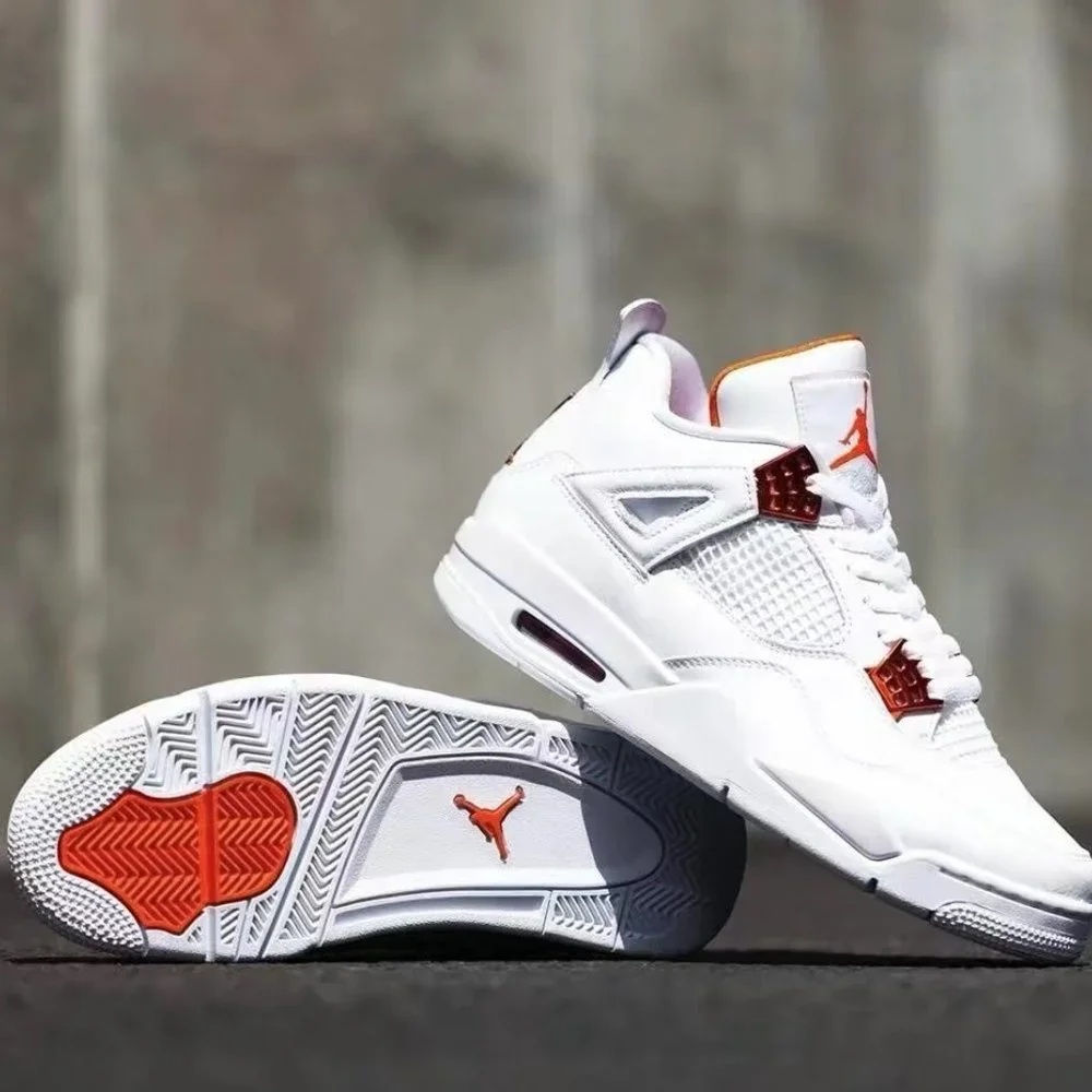AJ4 JORDAN 4 orange metallic - Picture 2 of 3